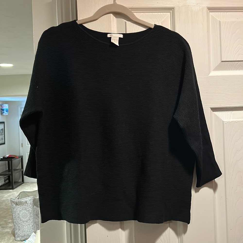 Dark green knit sweater